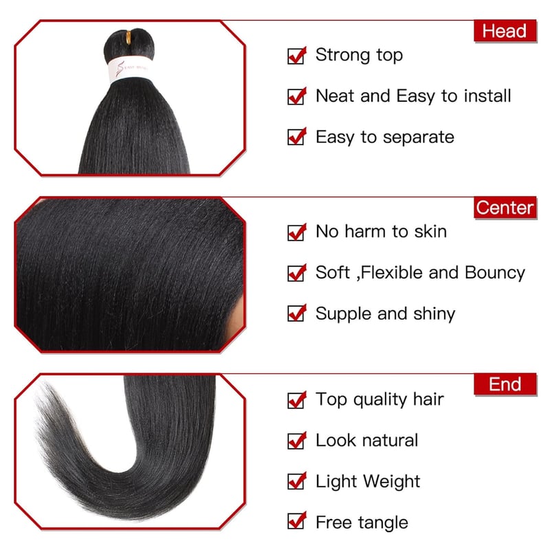 XTREND 40 cm-es Előnyújtott Fonóhaj - Yaki Textúrájú Műhaj Hajhosszabbításhoz, Horgolt Fonáshoz, Melegvizes Formázhatóság, 4# Barna