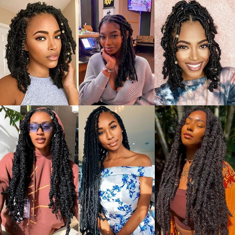 Xtrend 8 pachete 30 cm extensii păr Afro Twist negru păr împletit sintetic
