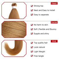 Xtrend 8 csomag 75cm előnyújtott box braid hajhosszabbítás Yaki egyenes Kanekalon szál 2