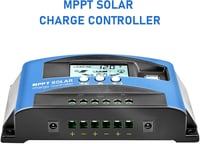 XTVTX 30A MPPT Napelem Töltésvezérlő 12V/24V LCD Kijelzővel - Automata Követés és Kettős USB Port Napelem Szabályzó 4