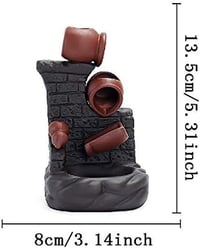 XUDREZ Tökforma Barna Kerámia Füstölőtartó 2