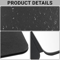 Skladacie cestovné kozmetické zrkadlo xuefenfei, stolové, ručné, Super HD, čierne, 25 x 18 cm 3