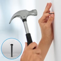 XUIIOSOOKP acél szegek betonfalhoz és képkerethez, 20 mm - 270 db 5