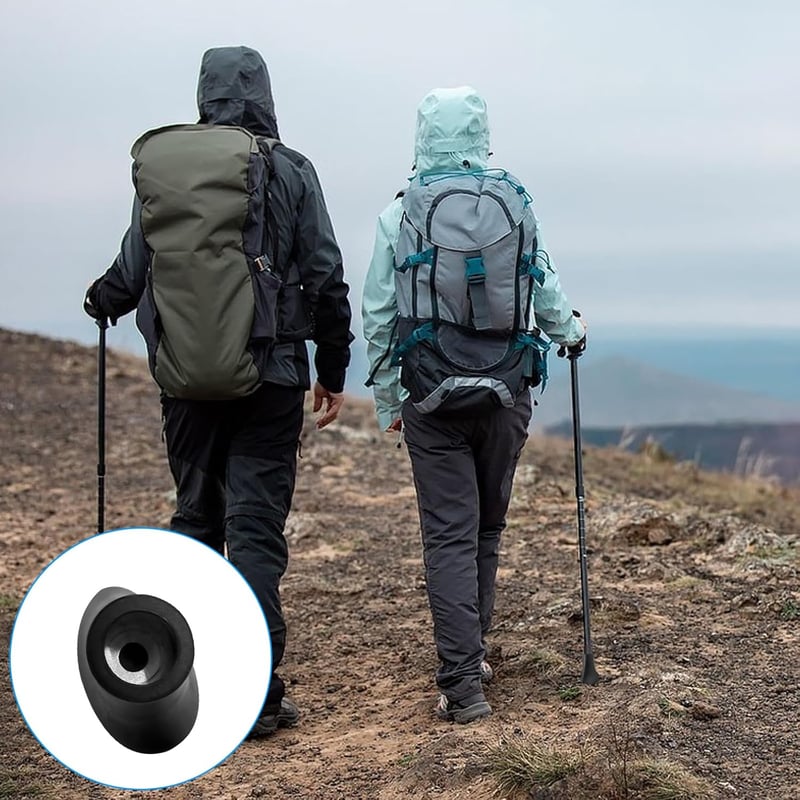 XUIIOSOOKP Nordic Walking Bot Gummiütköző 11mm Asphalt Pad Túrabot Védelemhez