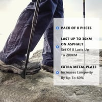 XUIIOSOOKP Nordic Walking Bot Gummiütköző 11mm Asphalt Pad Túrabot Védelemhez 2