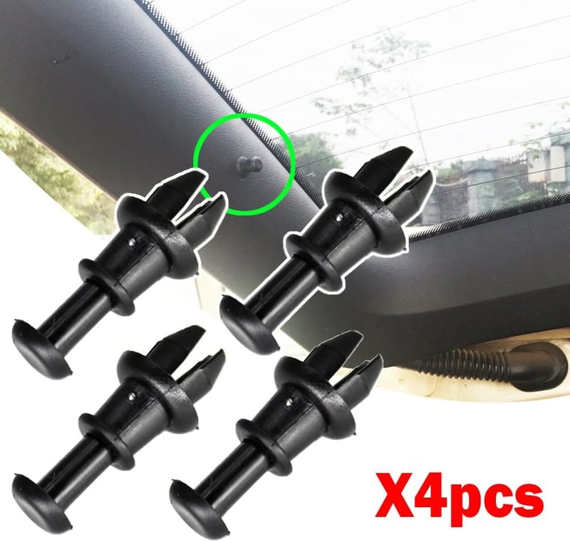 XUKEY 4db Csomagtartó Rögzítő Szalag Klip Audi VW Golf Tiguan Polo
