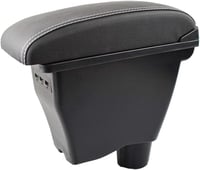 XUKEY Smart Fortwo 453 / Forfour bőr kartámasz középkonzol USB-vel - 2014-2019 1