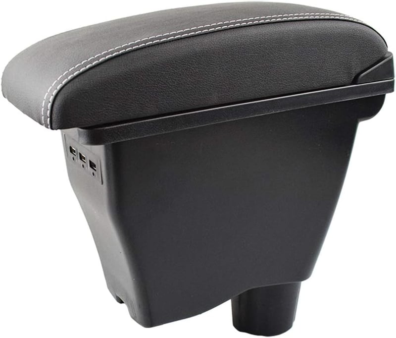 XUKEY Smart Fortwo 453 / Forfour bőr kartámasz középkonzol USB-vel - 2014-2019