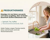 Tăviță de scurgere Xummi din piatră de diatomit pentru bucătărie și baie, suport din piatră cu uscare rapidă, alb, 60x10 cm 5