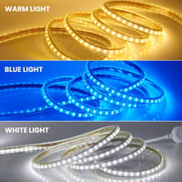 XUNATA 220V LED szalag 120 LED/m IP67 vízálló hideg fehér SMD 3014 konyhai világítás 8