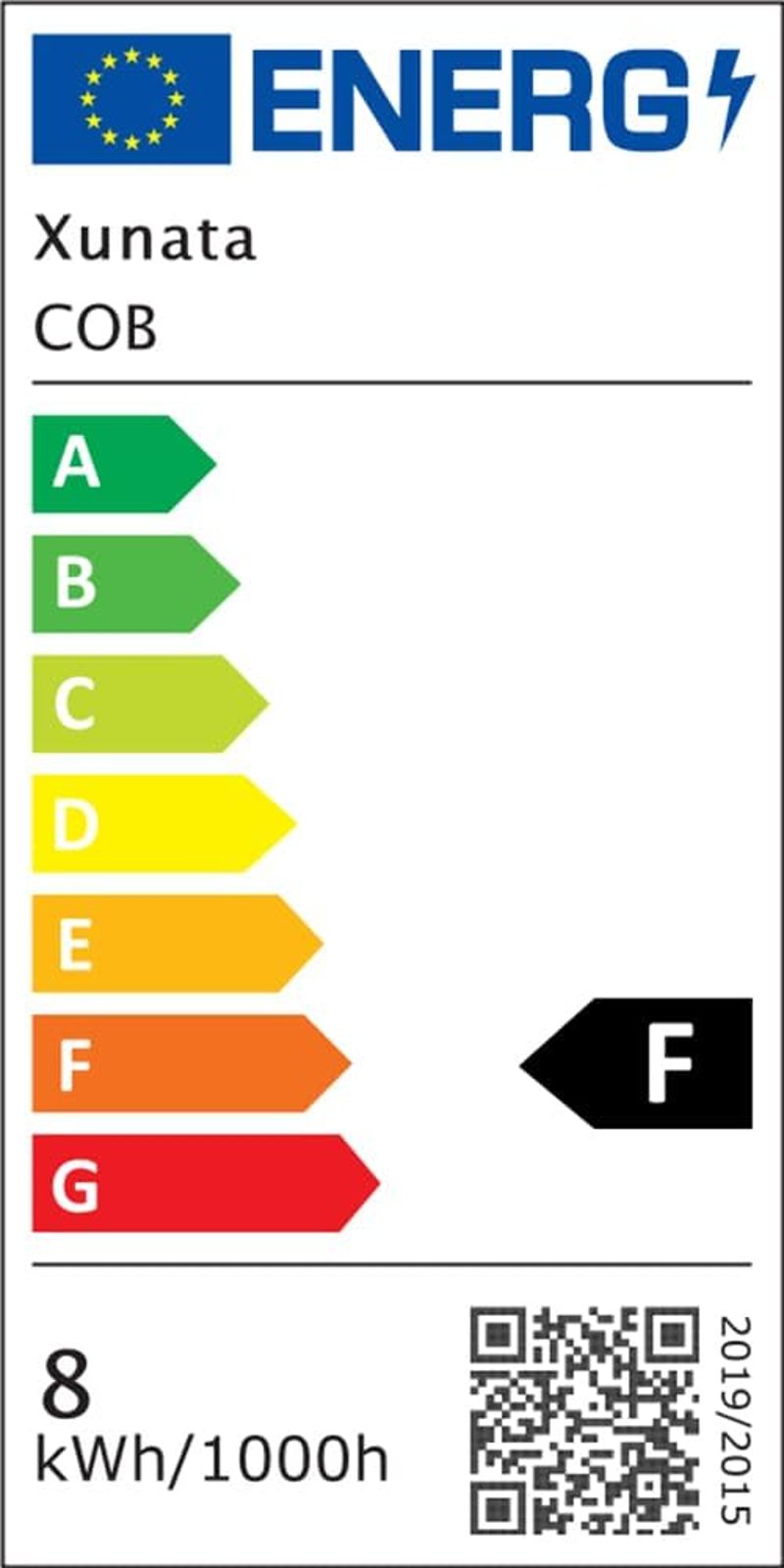 XUNATA 230V COB LED neon szalag 288 LED/m, 4m meleg fehér, IP65 vízálló