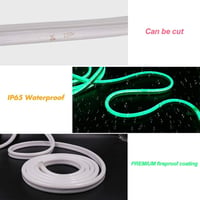 XUNATA 5m LED Neon Szalag Meleg Fehér 220V IP65 Vízálló 120 LED/m Hajlékony Fénycső Otthon Dekoráció DIY Ünnep 6