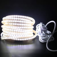 XUNATA Fehér LED Szalag 25m Kapcsolóval és Tápegységgel 220V IP65 Vízálló Flexibilis Világítás Konyha Lépcső Dekoráció 2