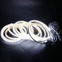 XUNATA Fehér LED Szalag 25m Kapcsolóval és Tápegységgel 220V IP65 Vízálló Flexibilis Világítás Konyha Lépcső Dekoráció 4