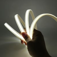 XUNATA 220V Flexibilis COB LED szalag 8m hideg fehér IP65 vízálló 288 LED/m 1