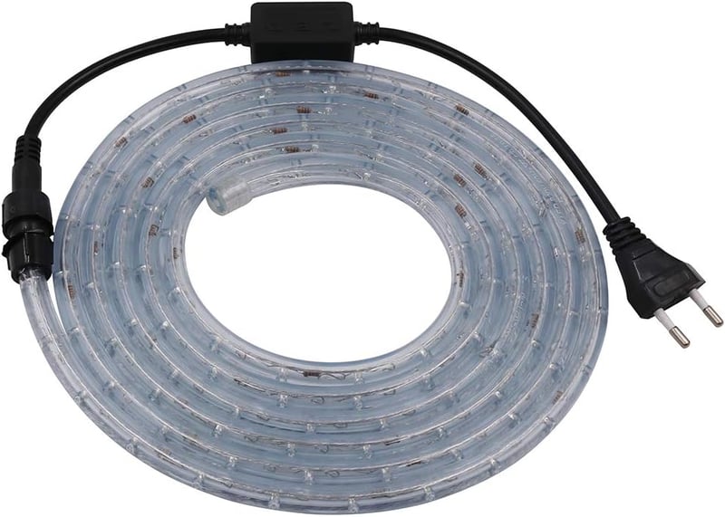 XUNATA LED Fényszalag 4m IP65 Vízálló 36 LED/m Meleg Fehér Kültéri Beltéri Kerti Karácsonyi Dekoráció 220V