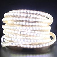XUNATA LED szalag 220V kapcsolóval 120 LED/m IP65 vízálló fehér fény dekoráció szálloda esküvő buli 2 méter 2