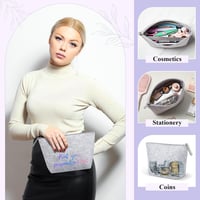Set de 2 genți cosmetice gri Xuniea pentru călătorii și cadouri 6