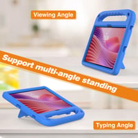 XunyLyee Detské puzdro na tablet Lenovo Tab 10,1" 2025 (TB311XU / TB311FU) – Nárazuvzdorný EVA obal s rukoväťou, modrý 4