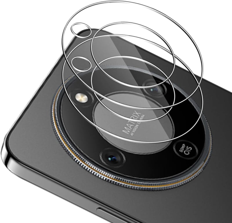 Xunzii Honor Magic 8 Lite 5G kamera védelem 2db tempered glass 9H keménység - 2-transparent