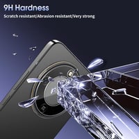 Xunzii Honor Magic 8 Lite 5G kamera védelem 2db tempered glass 9H keménység - 2-transparent 3