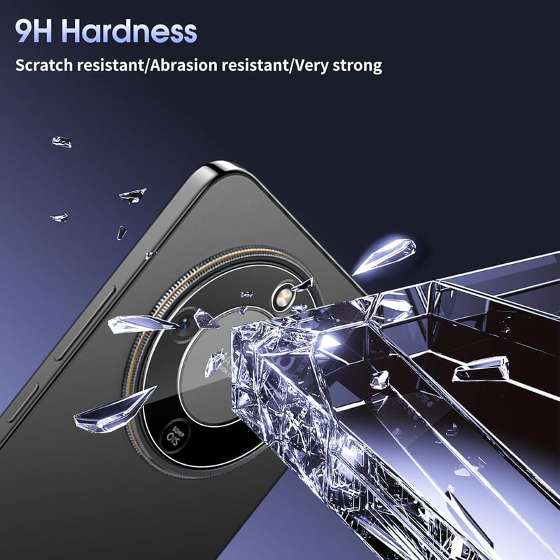 Xunzii Honor Magic 8 Lite 5G kamera védelem 2db tempered glass 9H keménység - 2-transparent