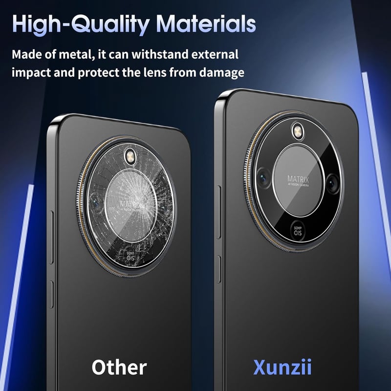 Xunzii Honor Magic 8 Lite 5G kamera védelem 2db tempered glass 9H keménység - 2-transparent