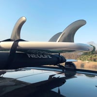 XUXIAKE Autós Tetőcsomagtartó Párnák Szörfdeszkához, SUP Paddleboardhoz, Snowboardhoz - 71 cm-es Fekete Pár 4,5 m Rögzítőpántokkal 6