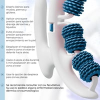 XVALOT Anti-Cellulite Masszírozó Kék - Lábak, Fenék, Karok, Hasra 5
