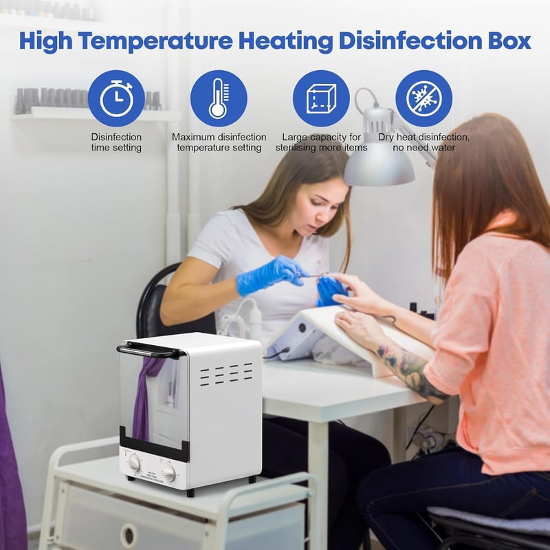 Xverycan 12L Forró Levegős Sterilizáló 1000W 250°C Professzionális