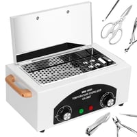 Xverycan 300W Forrólevegős Sterilizáló - 220°C Száraz Hősterilizátor Köröm, Kozmetikai és Fodrászati Eszközökhöz, Fehér 1