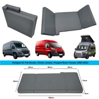 xxjolavv Skladací matrac do auta s chladiacou technológiou pre Fiat Ducato, Citroën Jumper, Peugeot Boxer Typ 250 Camper (2002-2026), priedušné prenosné príslušenstvo na kempovanie v obytnom vozidle 3