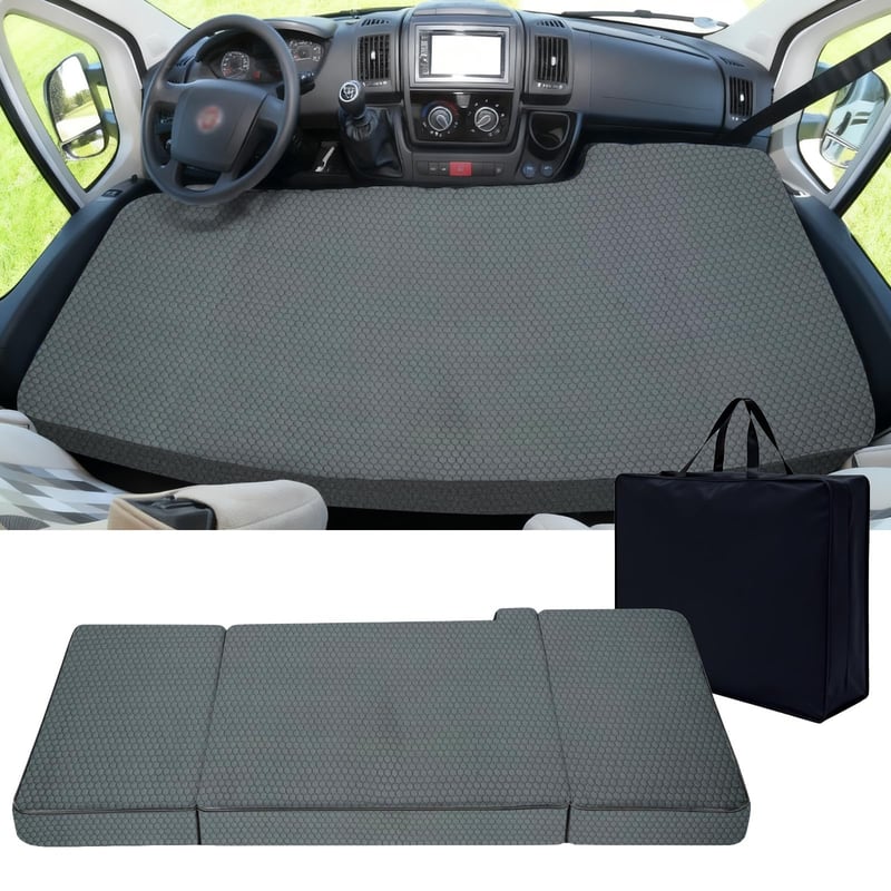 xxjolavv Skladací matrac do auta s chladiacou technológiou pre Fiat Ducato, Citroën Jumper, Peugeot Boxer Typ 250 Camper (2002-2026), priedušné prenosné príslušenstvo na kempovanie v obytnom vozidle