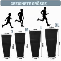 Set Șosete de Fotbal cu Protecție pentru Tibie Xzeemo pentru Copii și Adulți, cu Bandă Antiderapantă și Buzunar Optimizat 4
