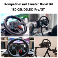XZGm AC/DC sieťový adaptér Boost Kit 180 (8Nm) pre CSL DD Gran Turismo DD Pro, kompatibilný napájací zdroj Endor6200-2400750p Endor6200-207050, čierny 5