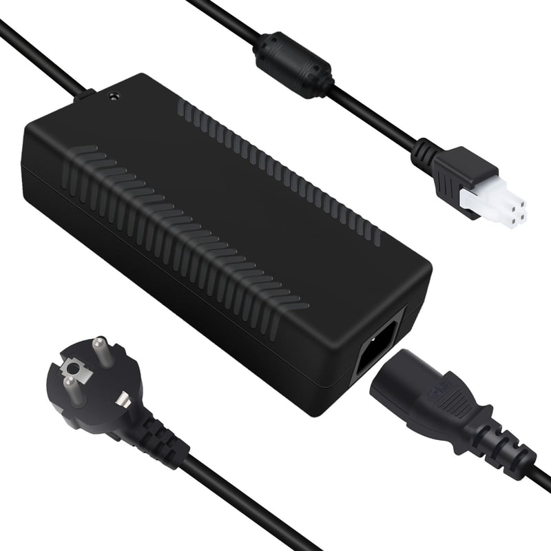 XZGm AC/DC sieťový adaptér Boost Kit 180 (8Nm) pre CSL DD Gran Turismo DD Pro, kompatibilný napájací zdroj Endor6200-2400750p Endor6200-207050, čierny