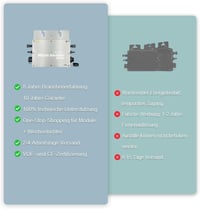 Y&H 800W Micro Inverter IP65 Vízálló MPPT 30V-42V Napelem Rendszerhez 7