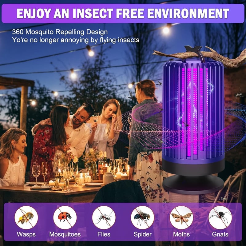 Yaasier 2in1 UV rovarcsapda elektromos szúnyogcsapda USB lámpa