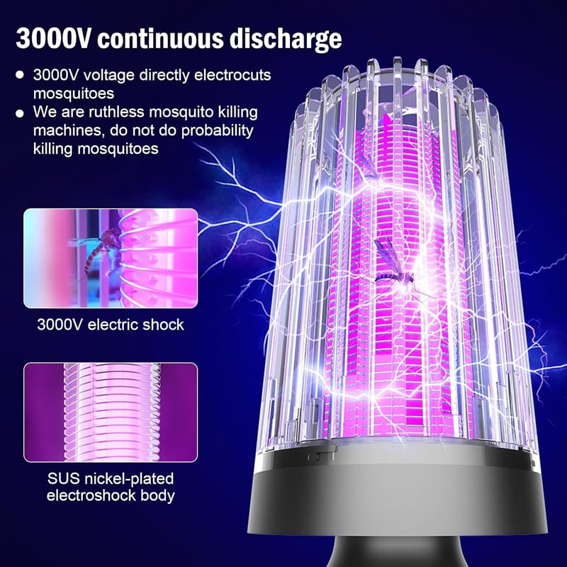 Yaasier 2in1 UV rovarcsapda elektromos szúnyogcsapda USB lámpa