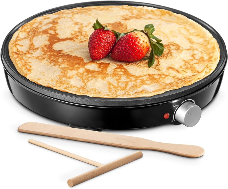 Yabano 30 cm-es palacsintasütő spatulával és tésztakészítővel