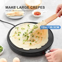 Yabano 30 cm-es palacsintasütő spatulával és tésztakészítővel 2