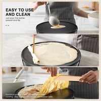 Yabano 30 cm-es palacsintasütő spatulával és tésztakészítővel 4