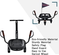 yabbay Hoverboard Go Kart Ülés Biztonsági Zászlóval és Kézfogóval 5
