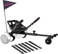 yabbay Hoverboard Go Kart Ülés Biztonsági Zászlóval és Kézfogóval 1