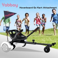 yabbay Hoverboard Go Kart Ülés Biztonsági Zászlóval és Kézfogóval 2