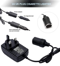 Yabonie menič napätia do auta 240V AC – 12V DC, 2A, do zásuvky zapaľovača 3