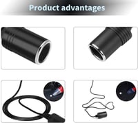 Yabonie menič napätia do auta 240V AC – 12V DC, 2A, do zásuvky zapaľovača 5