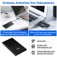 Yadayuki Mini skrytá kamera HD 1080P, 5000 mAh powerbanka so vstavanou kamerou, gravitačný senzor a nočné videnie, 3 v 1 USB kábel, vnútorná 6