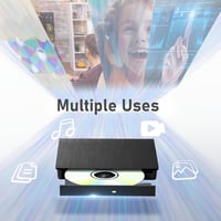Yaeonku Külső Blu-ray Meghajtó USB 3.0 Type-C DVD Lejátszó Windows Mac 7