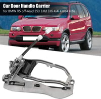 yafa Ajtókilincs Tartó BMW X5 E53 Modellhez - Ezüst Színű Ajtófogantyú Ház Csere Alkatrész 51218243616 2